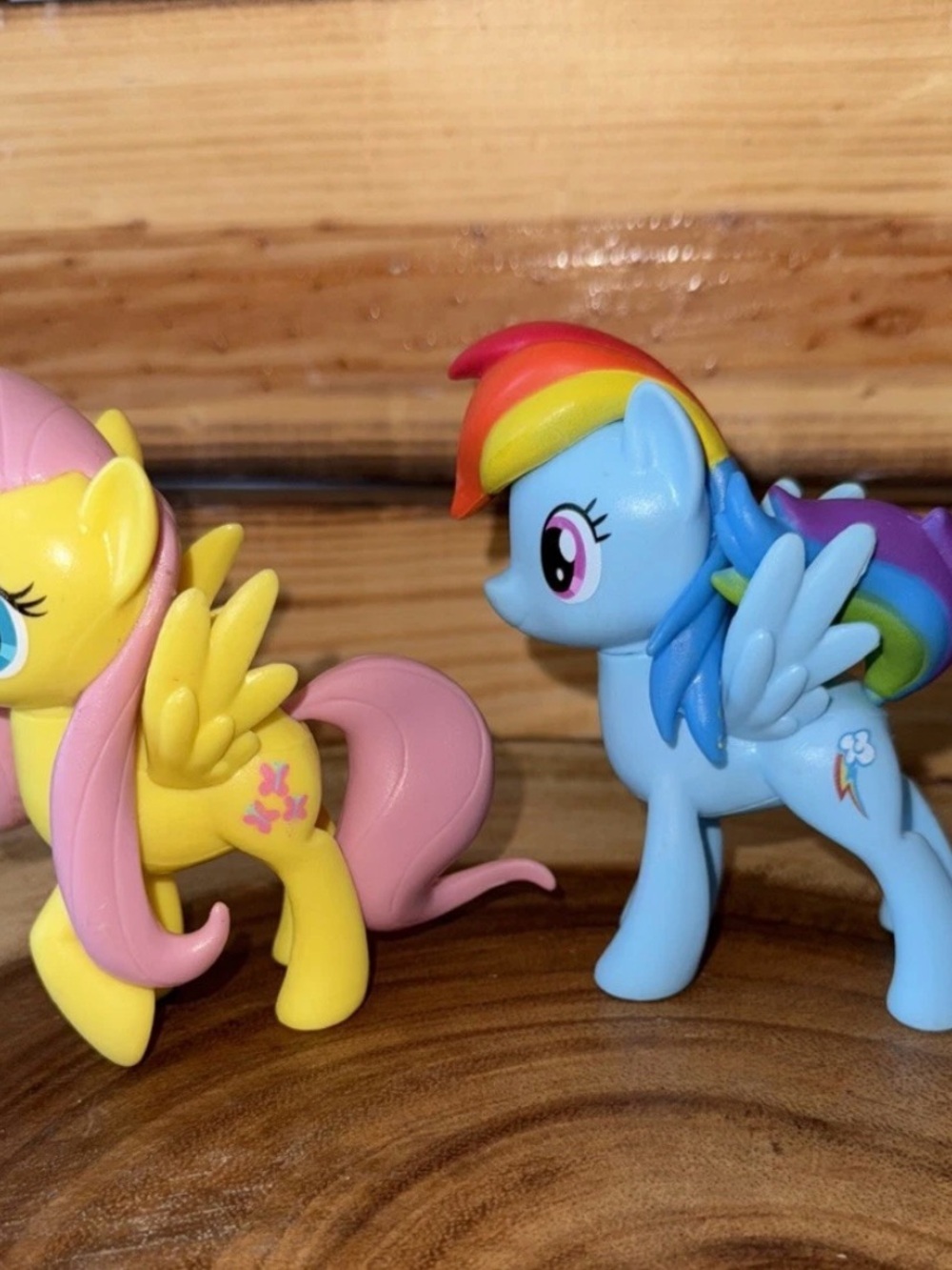 My Little Pony Rainbow Dash and Fluttershy Figure Set - Blue & Yellow